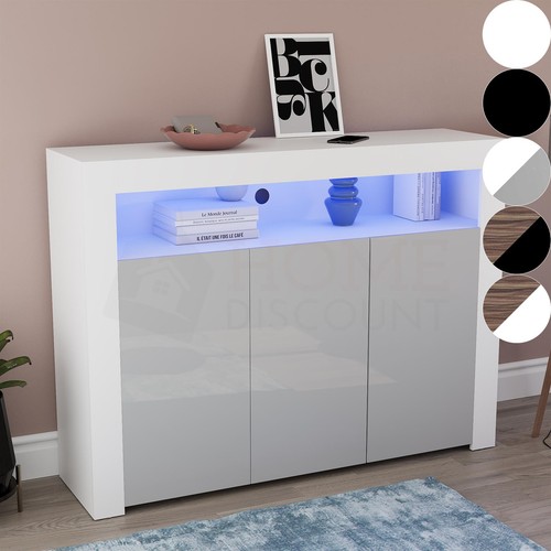Led sideboard high gloss - high,