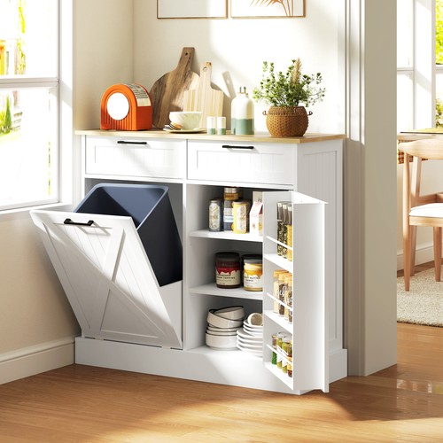 Sideboard with tilt out - sideboard, trash