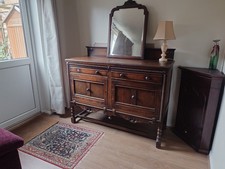 Antique solid dark oak