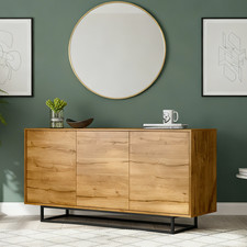 160cm Sideboard Oak | 3 Doors