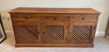 Solid Wood 3-door Sideboard -