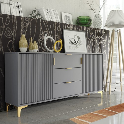 140cm loft retro milled fronts - milled,