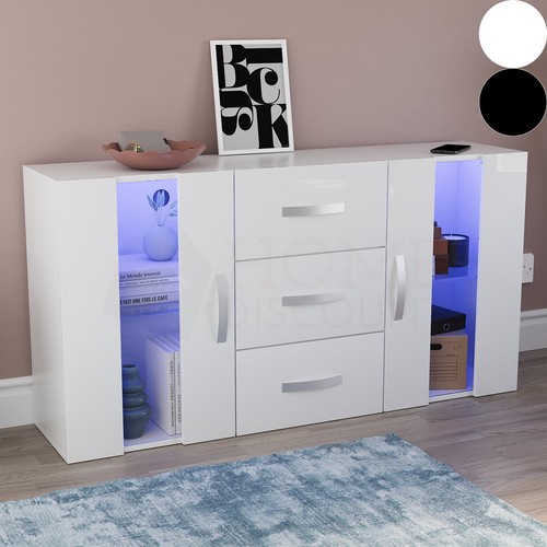 Led sideboard door drawer - sideboard, 3
